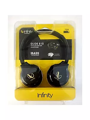 Infinity - JBL Tranz 710, 72 Hrs Playtime with Quick Charge, Wireless On Ear Headphone with Mic, Deep Bass, Dual Equalizer, Bluetooth 5.0 with Voice A