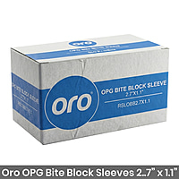 Oro OPG Bite Block Sleeves 2.7 × 1.1 Inch – Pack of 500