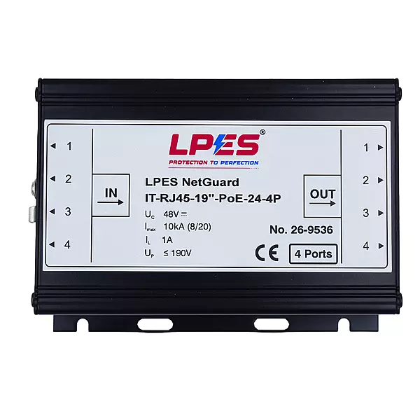 LPES NetGuard IT-RJ45-19"-PoE-24- 4P