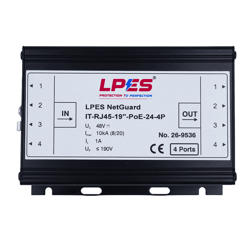 LPES NetGuard IT-RJ45-19"-PoE-24- 4P