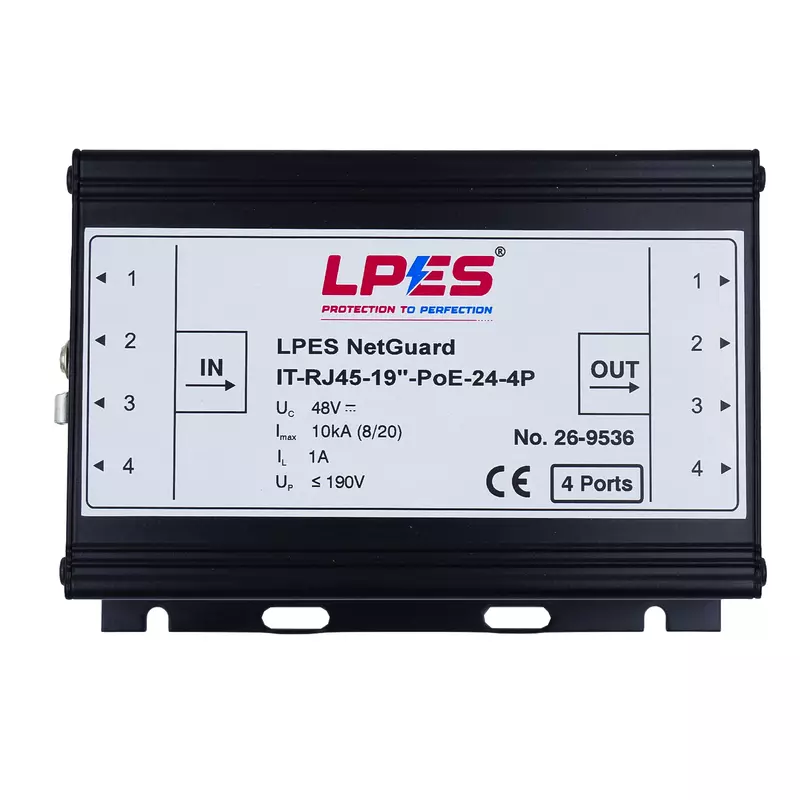 LPES NetGuard IT-RJ45-19"-PoE-24- 4P