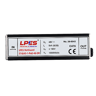 LPES NetGuard IT-RJ45-1-PoE-48-DR