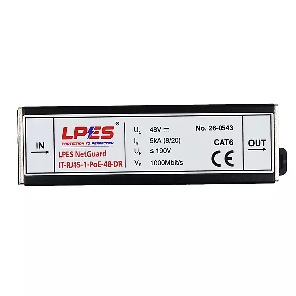 LPES NetGuard IT-RJ45-1-PoE-48-DR
