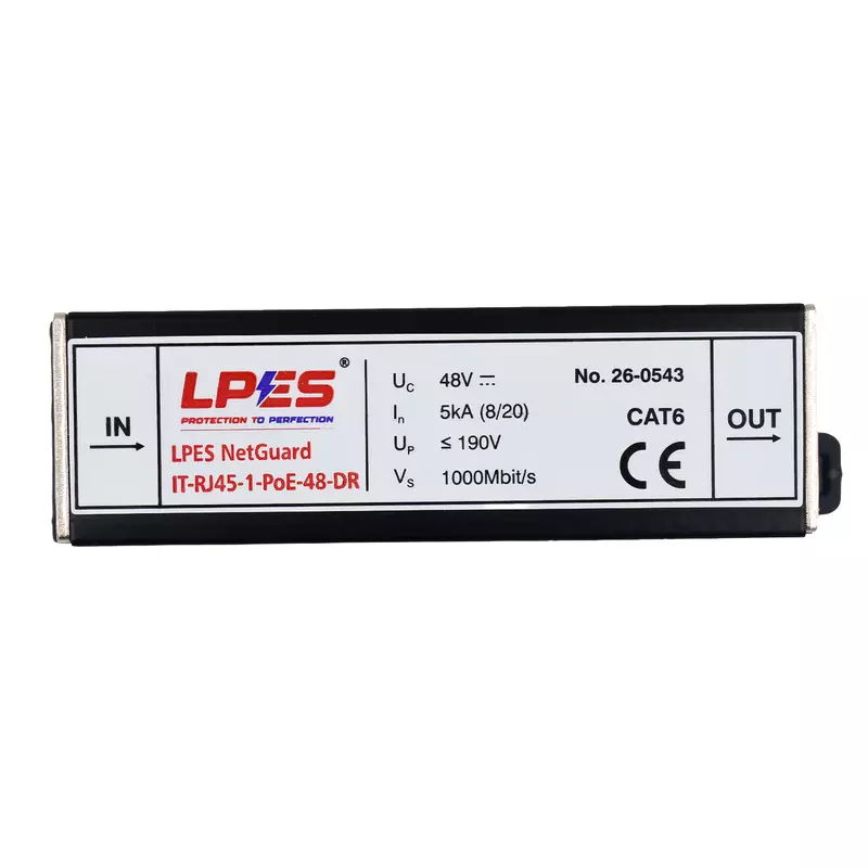 LPES NetGuard IT-RJ45-1-PoE-48-DR
