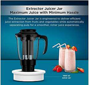 Butterfly Smart Plus 750W Mixer Grinder with 5 Jars | Multipurpose Jars - 3 Stainless Steel,1 PC Juicer Jar & 1 Grind & Store Jar | Heavy Duty Motor