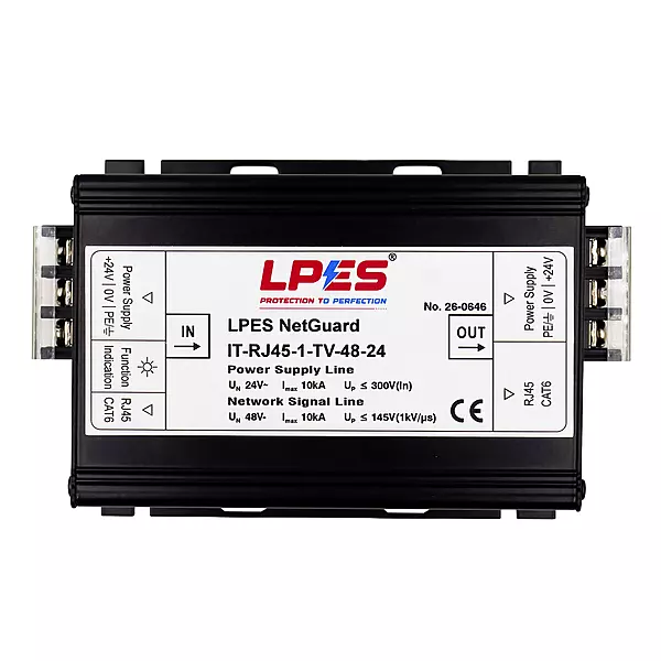 LPES NetGuard IT-RJ45-1-TV-48-24