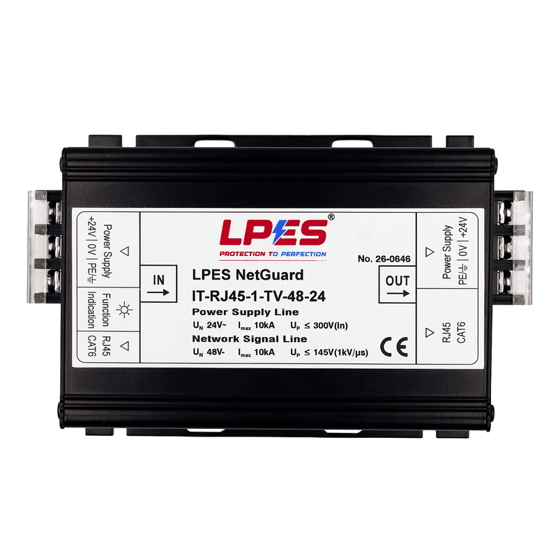 LPES NetGuard IT-RJ45-1-TV-48-24