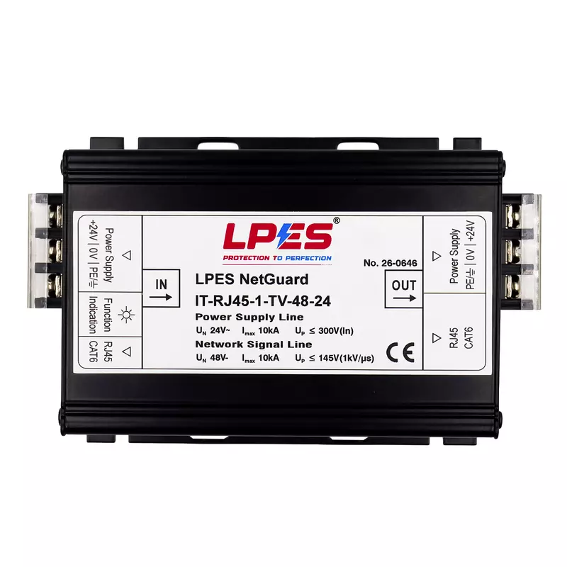 LPES NetGuard IT-RJ45-1-TV-48-24