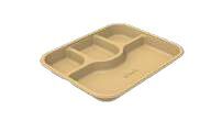 Chuck Disposable Meal Trays - 4 CP Chausar