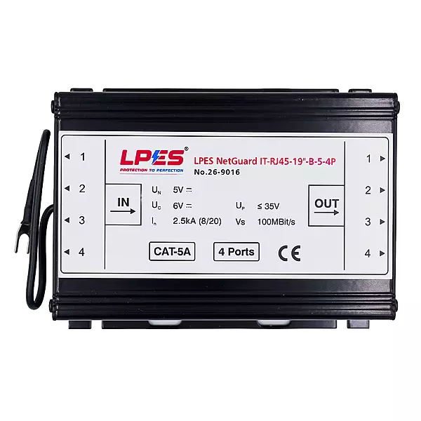 LPES NetGuard IT-RJ45-19"-B-5-4P