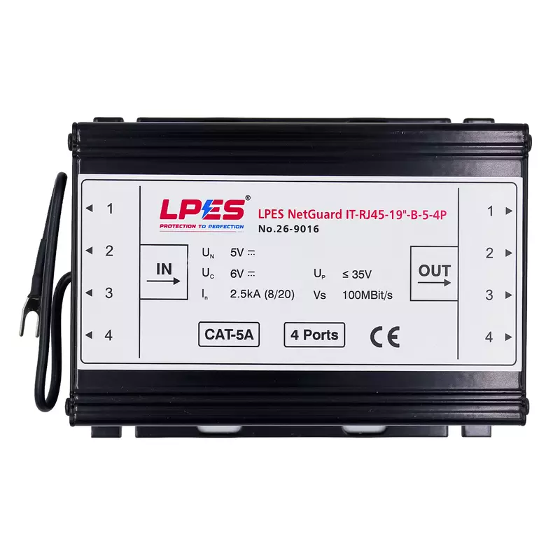 LPES NetGuard IT-RJ45-19"-B-5-4P