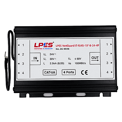 LPES NetGuard IT-RJ45-19"-B-24-4P