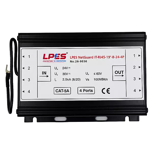 LPES NetGuard IT-RJ45-19"-B-24-4P