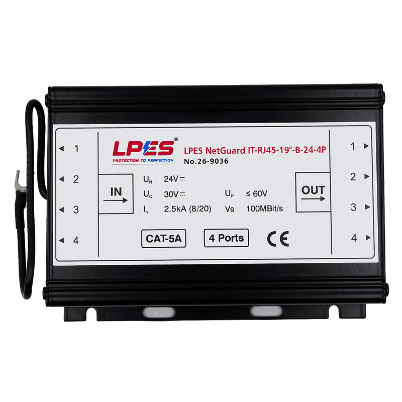 LPES NetGuard IT-RJ45-19"-B-24-4P