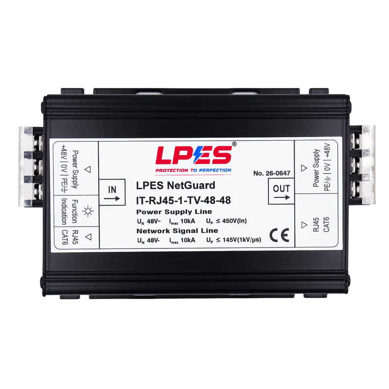 LPES NetGuard IT-RJ45-1-TV-48-48