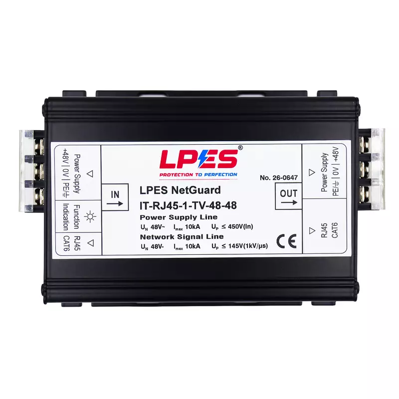 LPES NetGuard IT-RJ45-1-TV-48-48