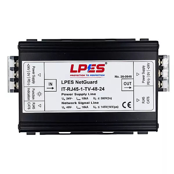 LPES NetGuard IT-RJ45-19"-PoE-5- 4P