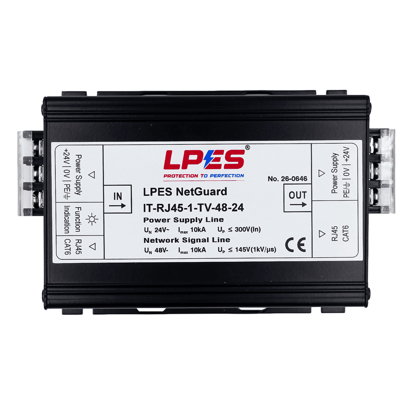 LPES NetGuard IT-RJ45-19"-PoE-5- 4P