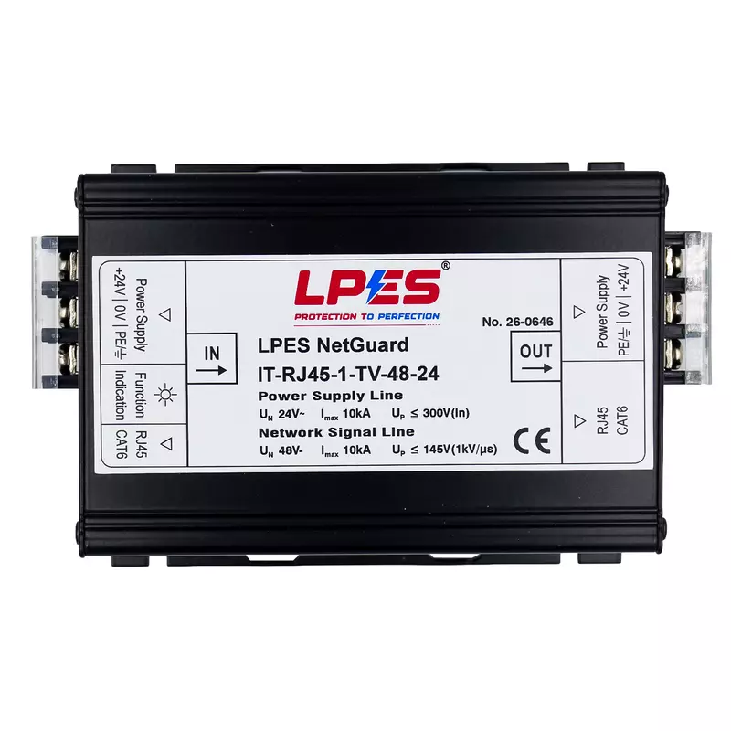 LPES NetGuard IT-RJ45-19"-PoE-5- 4P