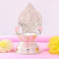 Silver Diya | Traditional Lamp for Pooja & Gifting