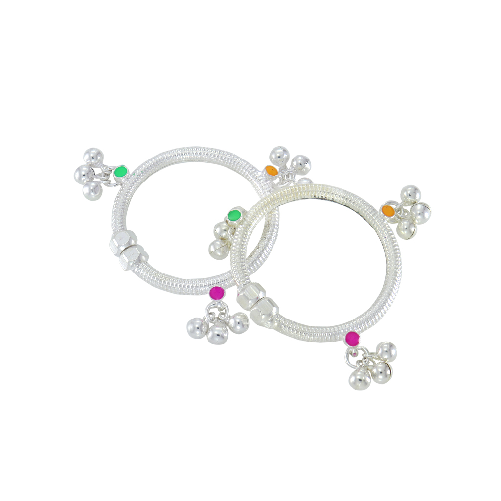 Silver Kids Anklet New born Baby