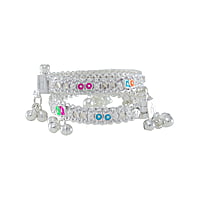 silver anklets for 1 year baby girl