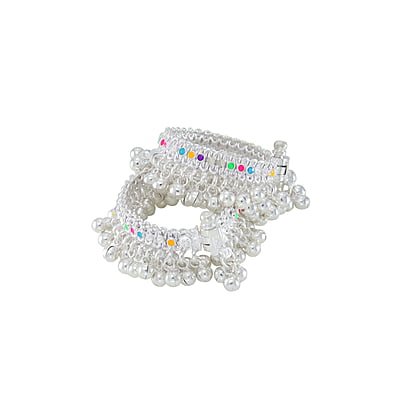 silver anklets salangai/ payal for 1 year baby girl