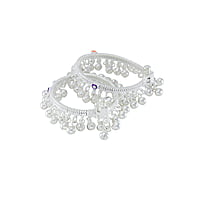 silver anklets for 6 month baby girl (1002)