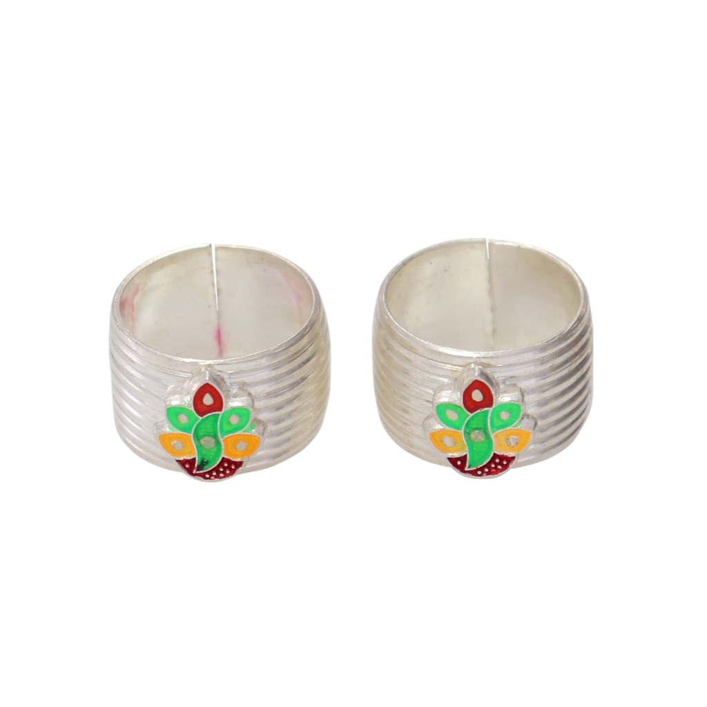 Enamel Adjustable Toe Ring