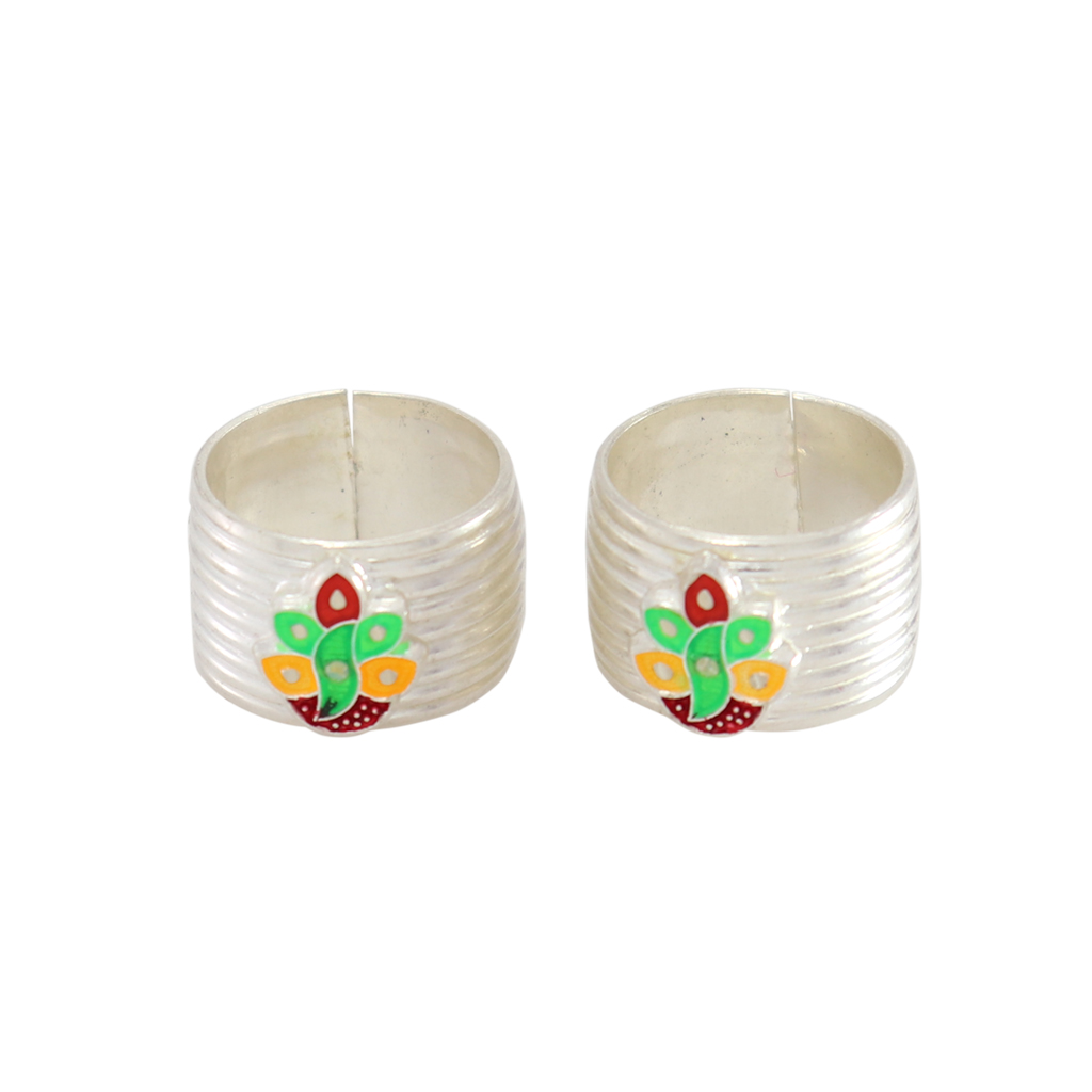 Enamel Adjustable Toe Ring