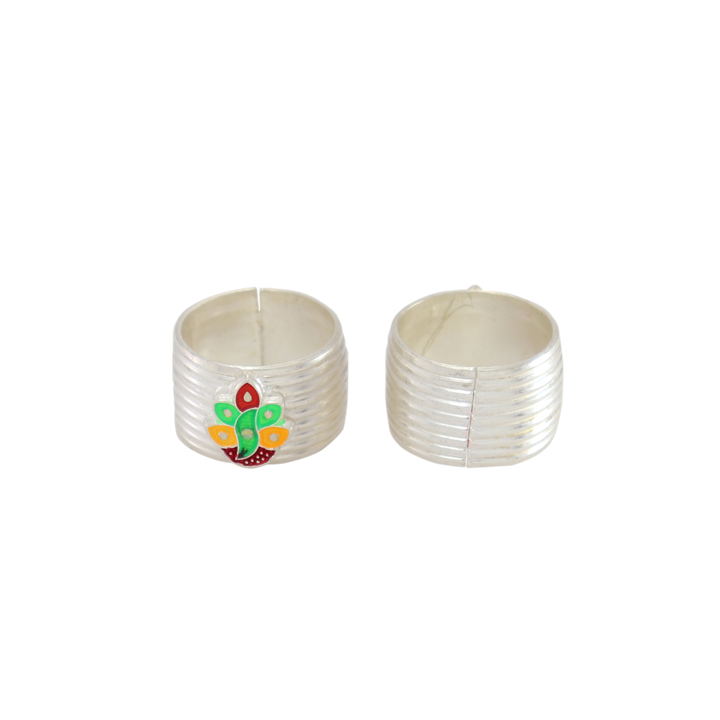 Enamel Adjustable Toe Ring