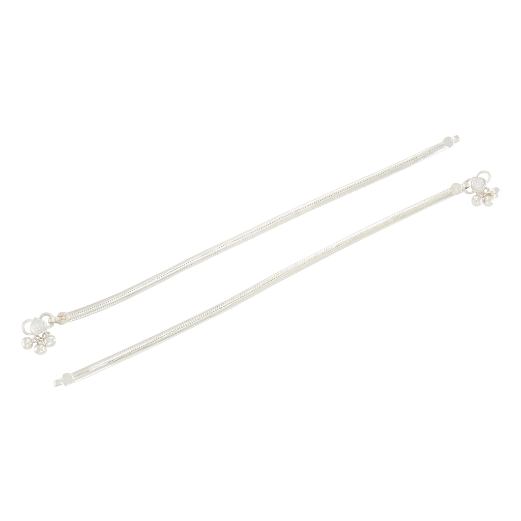 Silver Anklet for Women – Traditional Payal