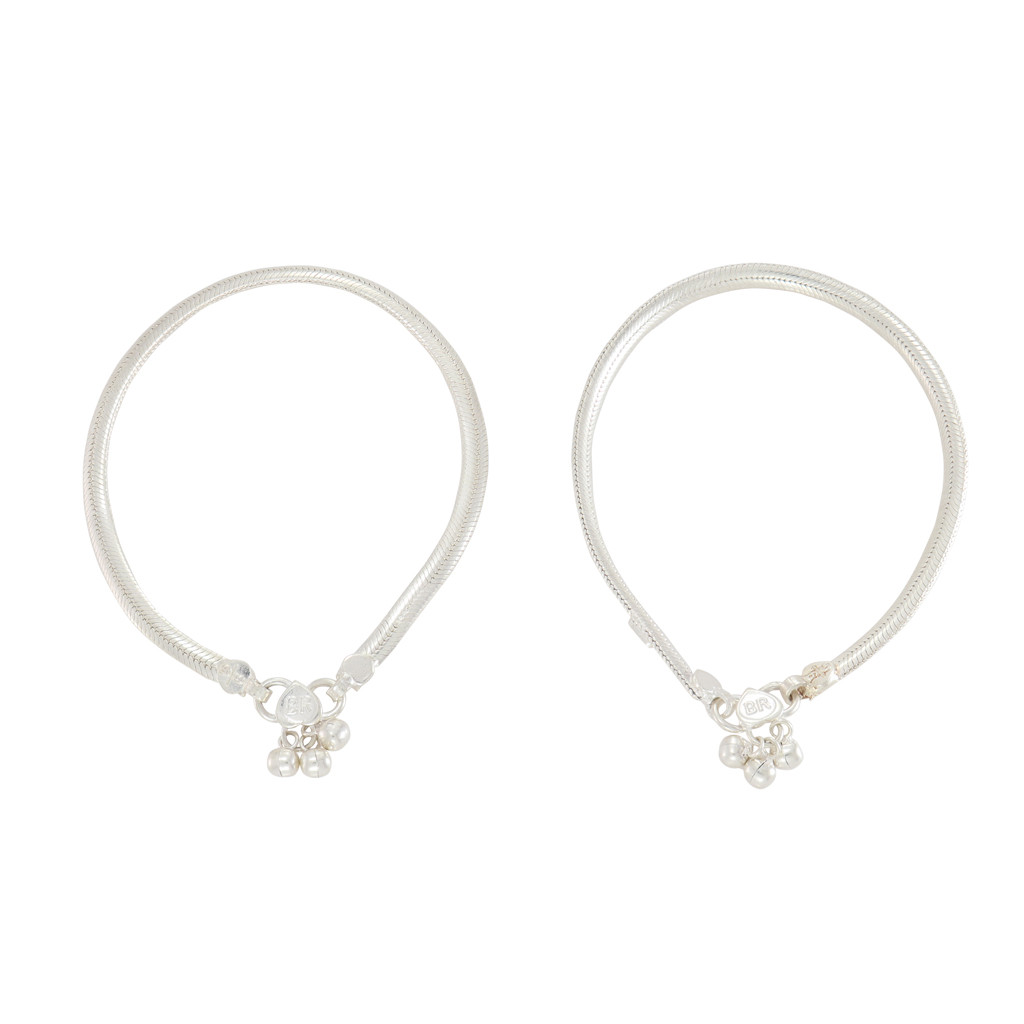 Silver Anklet for Women – Traditional Payal