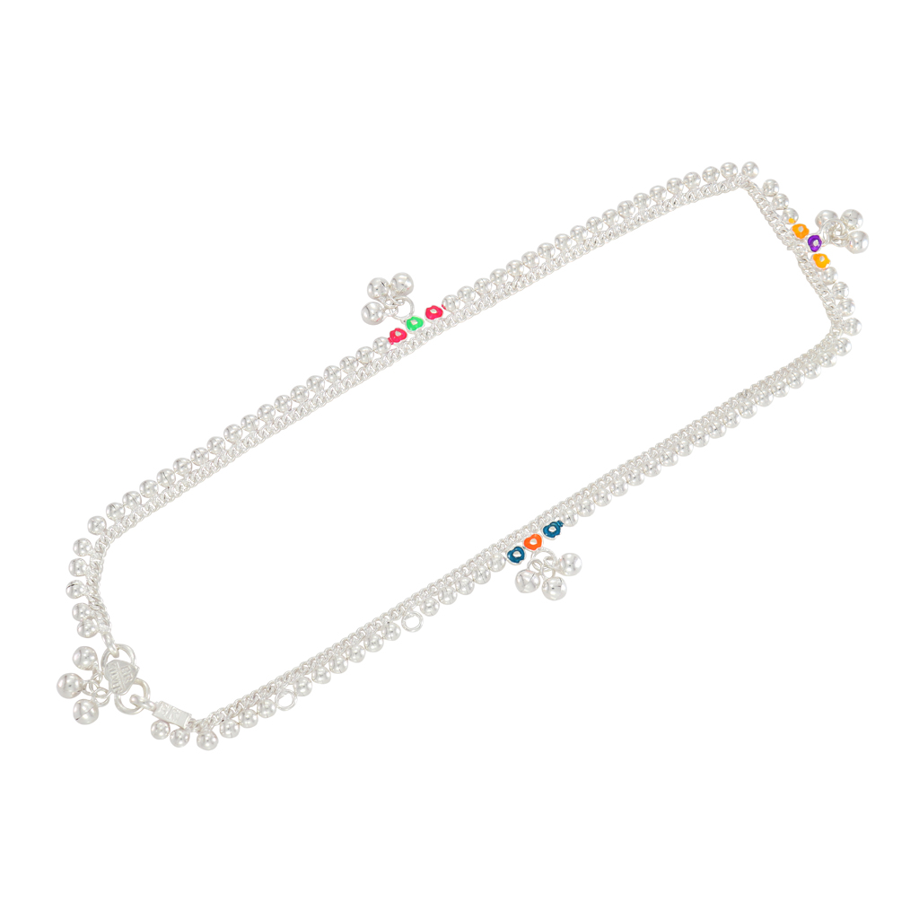 Silver Arunal Hipchain for Baby – Traditional Waist Chain