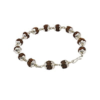 Silver Rudraksha Bracelet