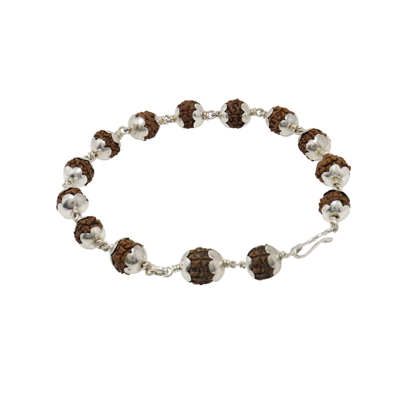 Silver Rudraksha Bracelet