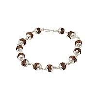 Silver Rudraksha Bracelet