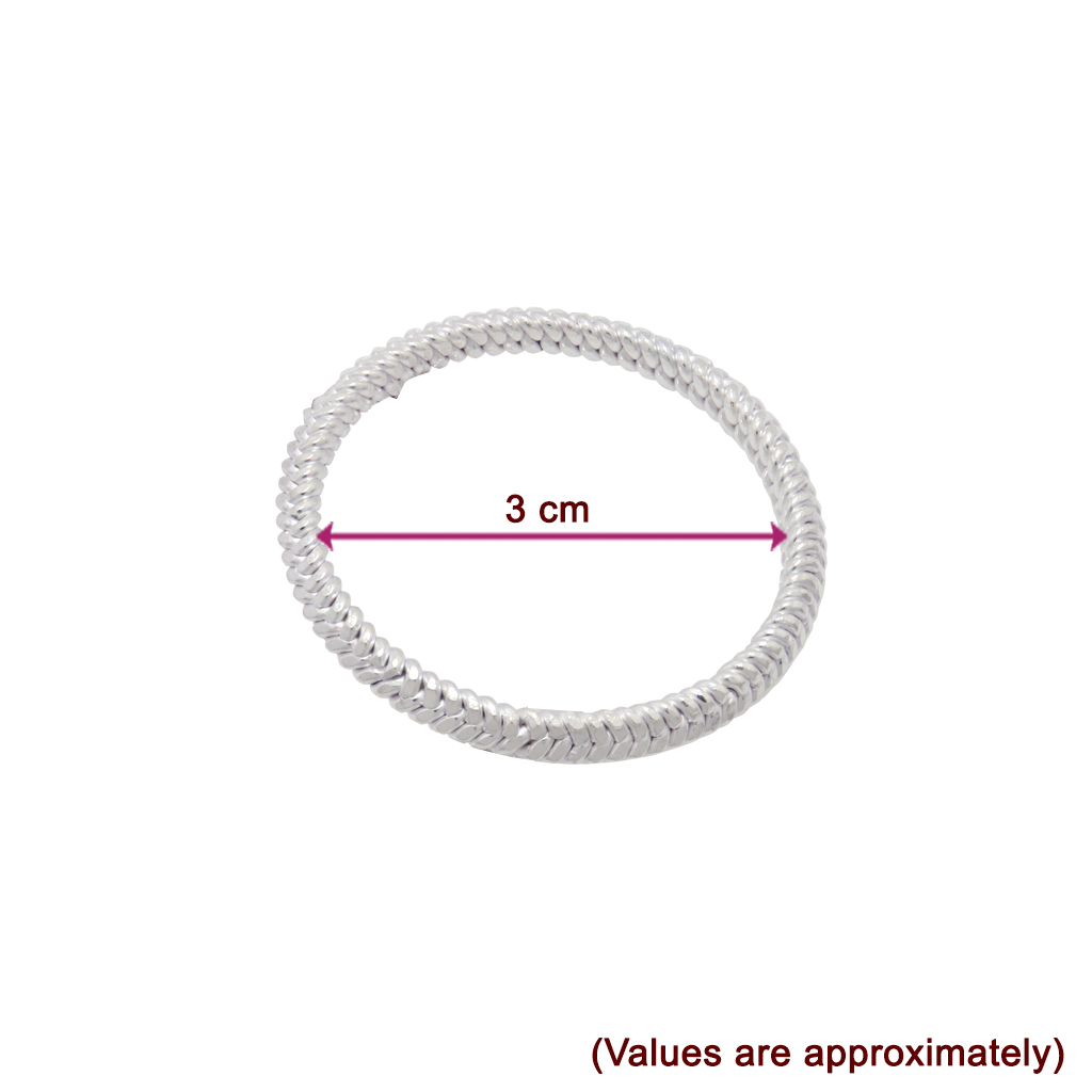 Silver Baby Anklet (Karanai Kolusu)