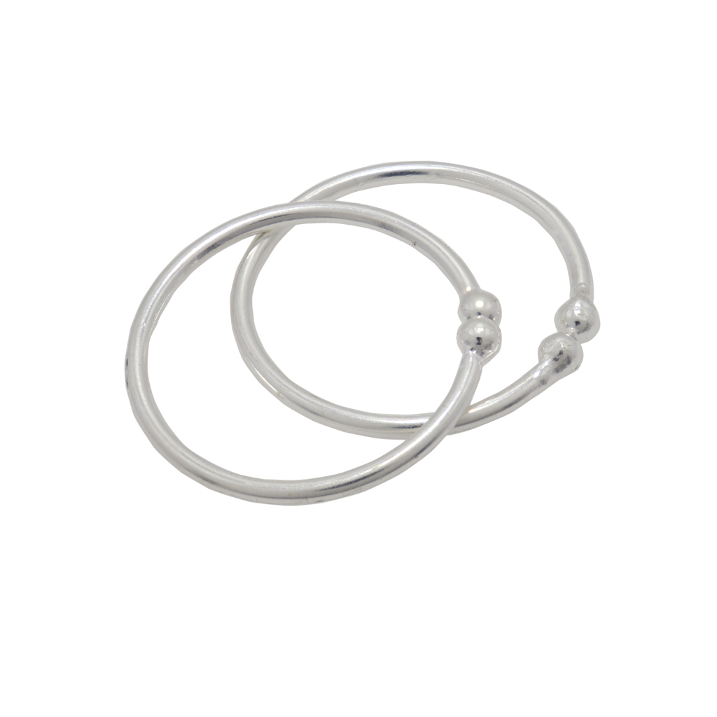 Silver Baby Anklet ( Kappu Kolusu)