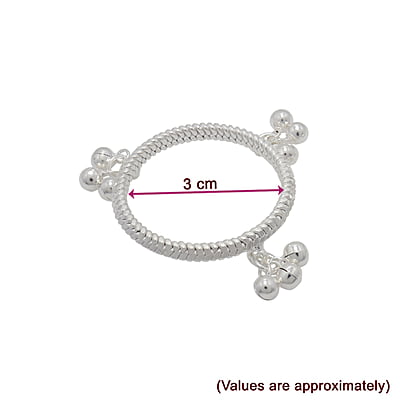 Silver Baby Anklet ( Karanai Kolusu with Salangai) Silver Baby Anklet ( Karanai Kolusu with Salangai)