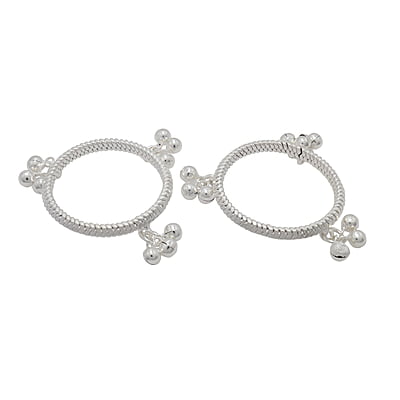 Silver Baby Anklet ( Karanai Kolusu with Salangai) Silver Baby Anklet ( Karanai Kolusu with Salangai)