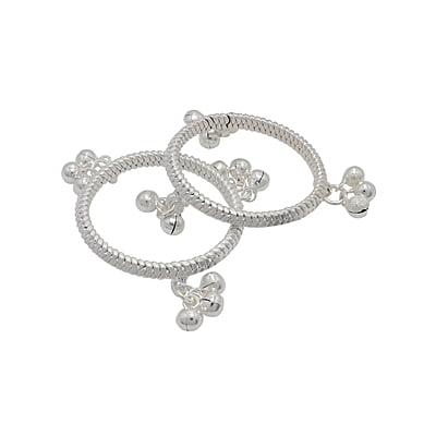 Silver Baby Anklet ( Karanai Kolusu with Salangai) Silver Baby Anklet ( Karanai Kolusu with Salangai)