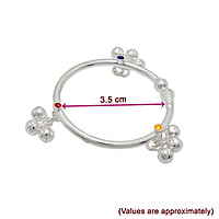 Silver Baby Anklet ( Kambi Kolusu with Salangai )