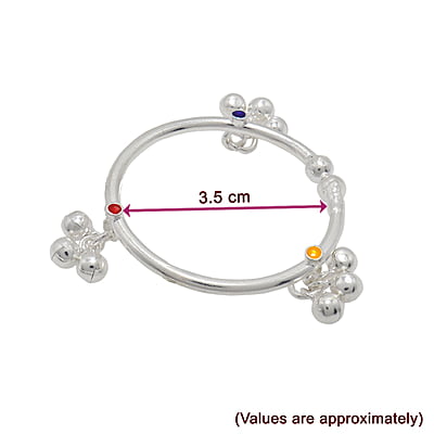 Silver Baby Anklet ( Kambi Kolusu with Salangai ) Silver Baby Anklet ( Kambi Kolusu with Salangai )