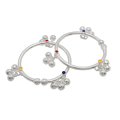 Silver Baby Anklet ( Kambi Kolusu with Salangai ) Silver Baby Anklet ( Kambi Kolusu with Salangai )