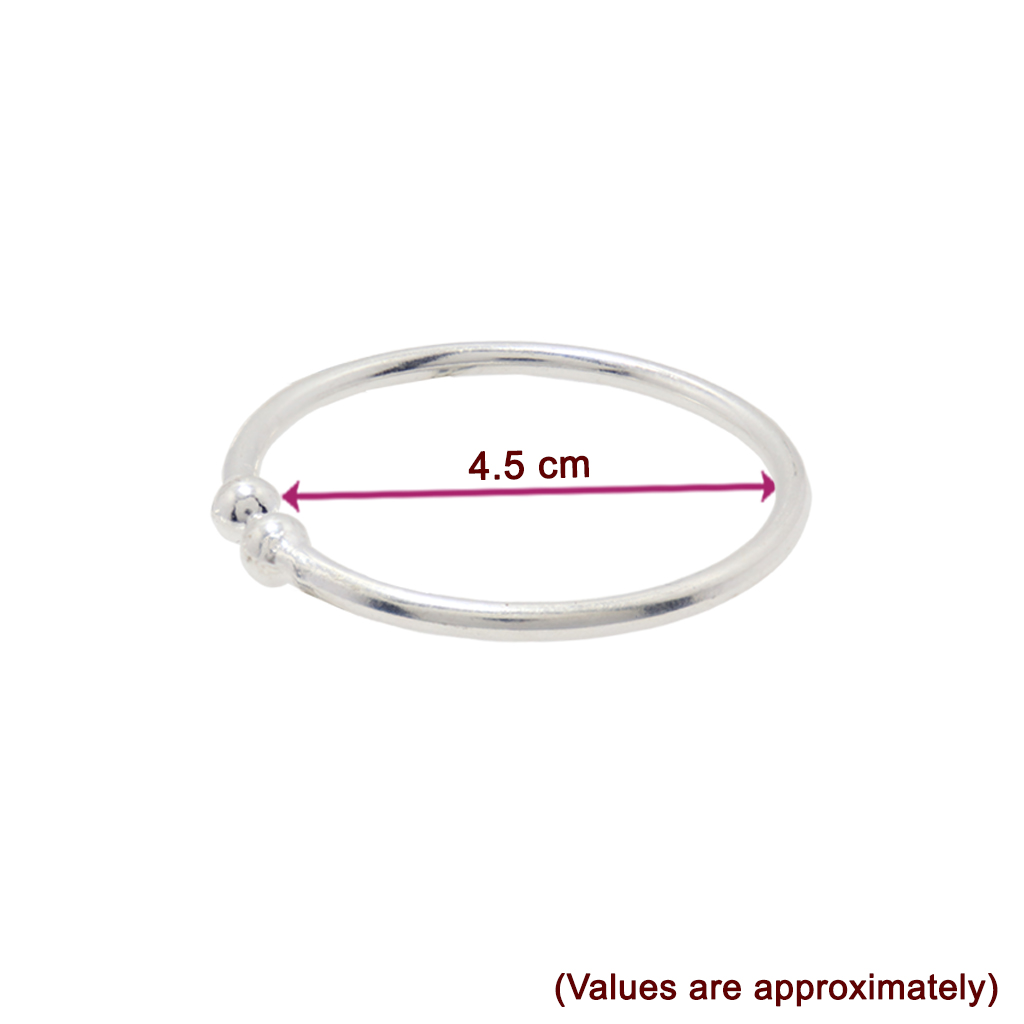 Silver Baby Anklet ( Kappu Kolusu)