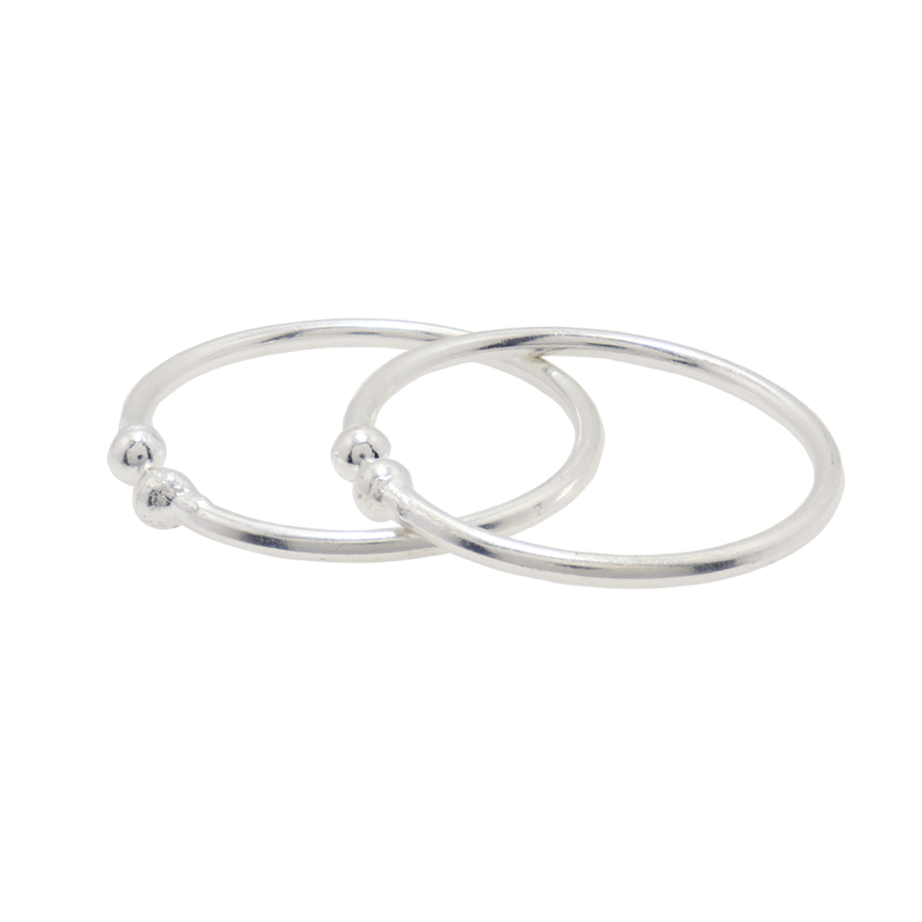 Silver Baby Anklet ( Kappu Kolusu)