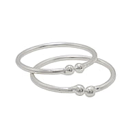 Silver Baby Anklet ( Kappu Kolusu)