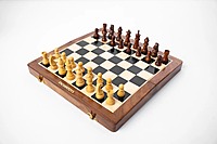 Chess Board Folding – 12-Inch Foldable Wooden Set with Magnetic Coins | Premium Travel Chess Game