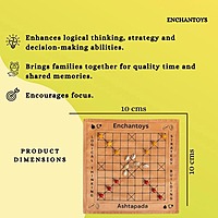 Ashta Pada Native Game - Raw Silk Indian Strategy Game